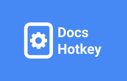 Docs Hotkey small promo image