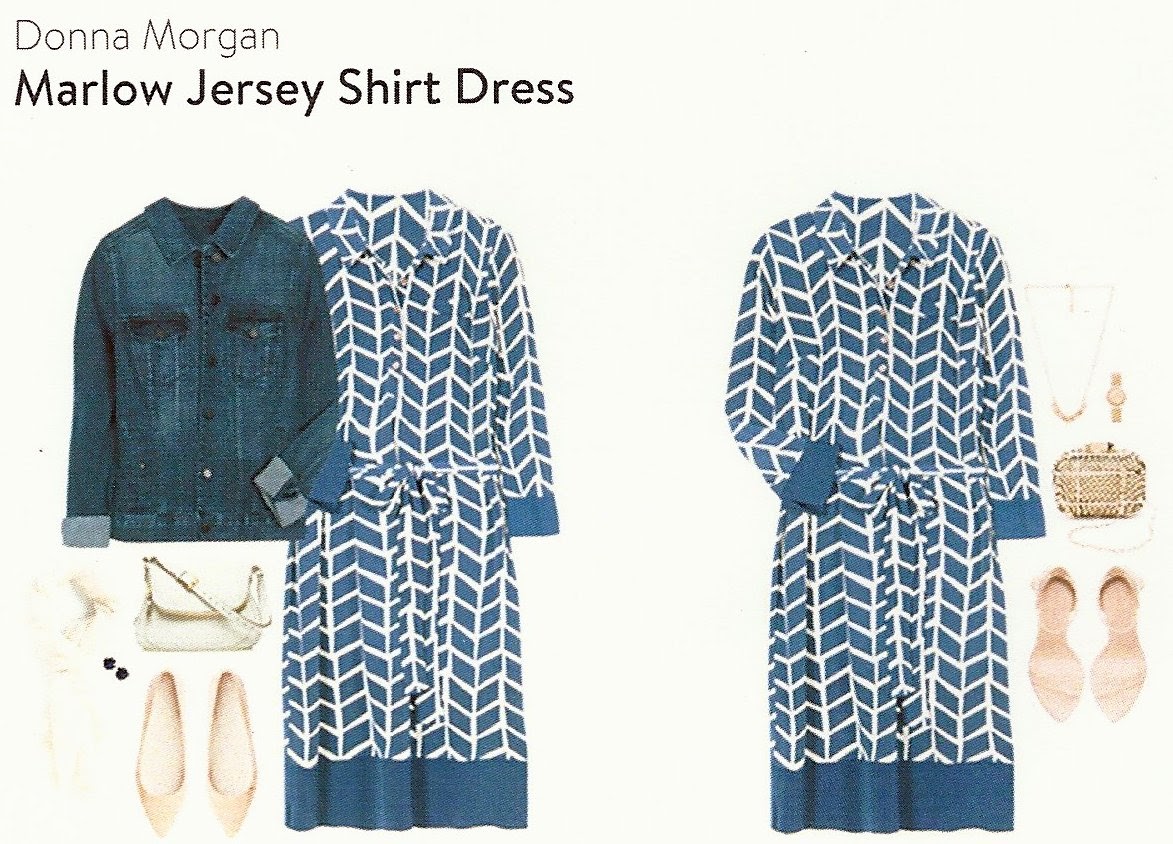 September Stitch Fix Box, Donna Morgan Marlow Jersey Shirt Dress