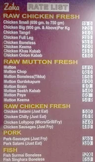 Zaika Chandni Chowk menu 2