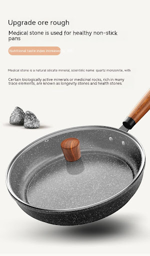 Title 4, Medical Stone Frying Pan Non-stick Multi-functi...