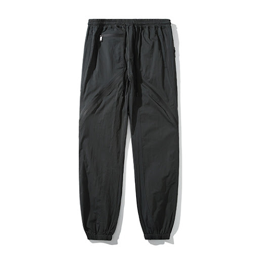 Title 2, Hipster Loose Zip Irregular Casual Pants Men Co...