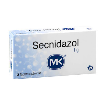 Secnidazol MK 1 gr Caja x 2 Tabletas  
