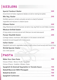 The Orchid menu 4