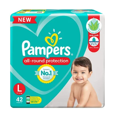 Pampers Diaper Pants - Large - 42 pcs