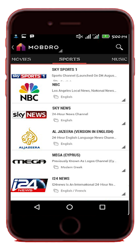 mobdro Tv screenshots 2