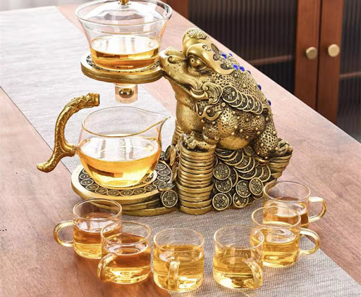 Title 15, Glass Automatic High-grade Lazy Tea Maker. Enjo...