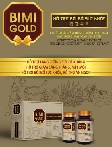 ĐÔNG TRÙNG HẠ THẢO CAO CẤP BIMI GOLD, Bồi bổ sức khỏe, tăng đề kháng, dành cho người mới ốm dậy, sức khỏe yếu Hộp 120 viên_LITAHA