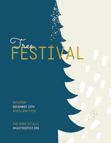 Tree Festival - Christmas template