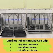 [Ảnh Thật] Chuồng 1Mét1 Nan Dày Dành Cho Chó Becgie, Chuồng Size Đại Cao Cấp