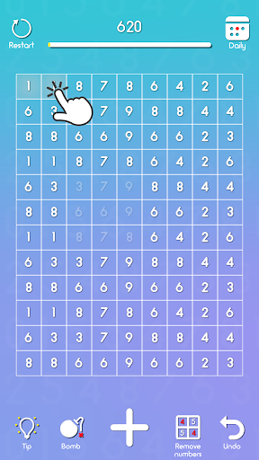 Screenshot Pair Numbers Match line Puzzle