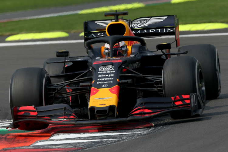 Max Verstappen of the Netherlands driving the (33) Aston Martin Red Bull Racing RB15 on track during the F1 Grand Prix of Mexico at Autodromo Hermanos Rodriguez on October 27, 2019 in Mexico City, Mexico. Picture: GETTY IMAGES/CHARLES COATES
