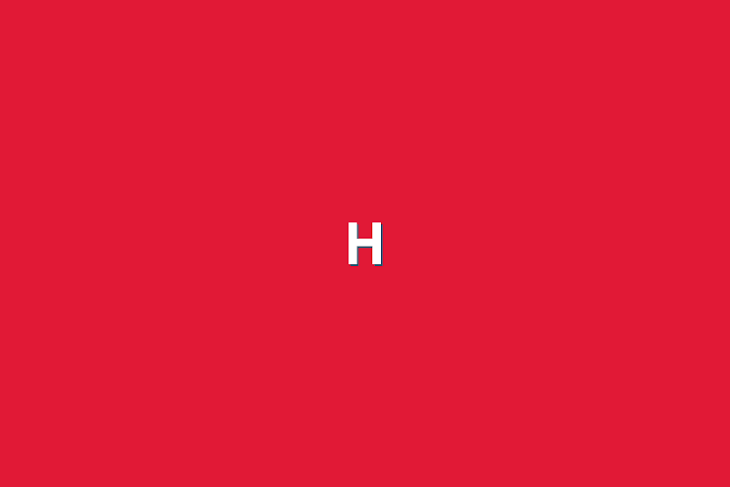 「H」のメインビジュアル