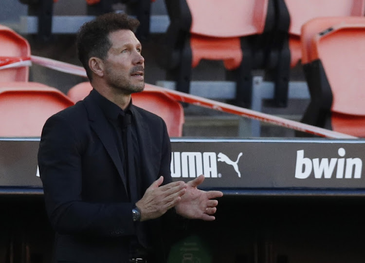 Atletico Madrid coach Diego Simeone