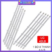 Thanh Led Tivi Lg 42Lb / Lf - 42Lf550 Lb5600/Lb550V/Lb5610/Lb5820/Lf580V/Lx530 - 1 Bộ 8 Thanh (4 Thanh A+ 4 Thanh B)