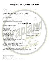 Scrapland Loungebar & Restaurant menu 3