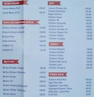 Sri Manjunatha Grand menu 1