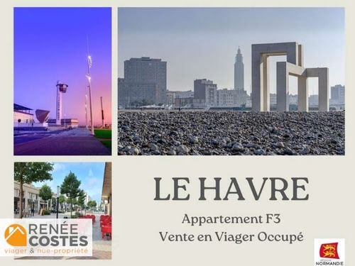 Vente viager 3 pièces 75 m² à Le Havre (76600), 253 750 €