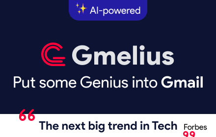 Gmelius for Gmail: Shared Inboxes and Labels, Email Automation & Analytics small promo image
