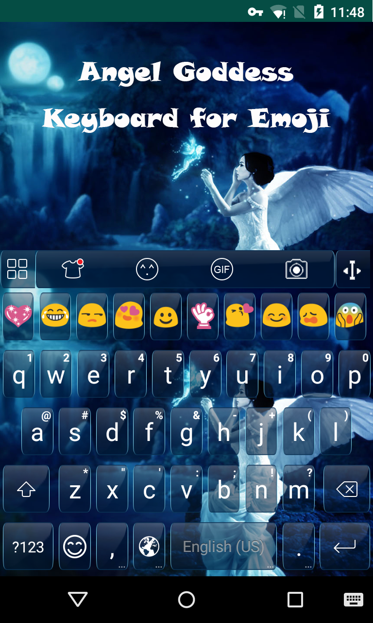 Angel Eva Keyboard -Diy Gifs Screen 1