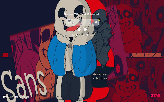 Sans Undertale Wallpapers New Tab HD