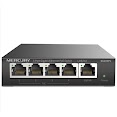 Switch 5 Full Gigabit Poe 65W Mercury Sg105Pl Vỏ Thép