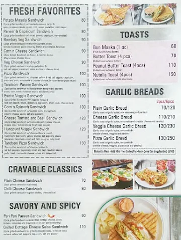 Brewtoast menu 