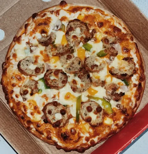 Hot Chicken Kabab Pizza