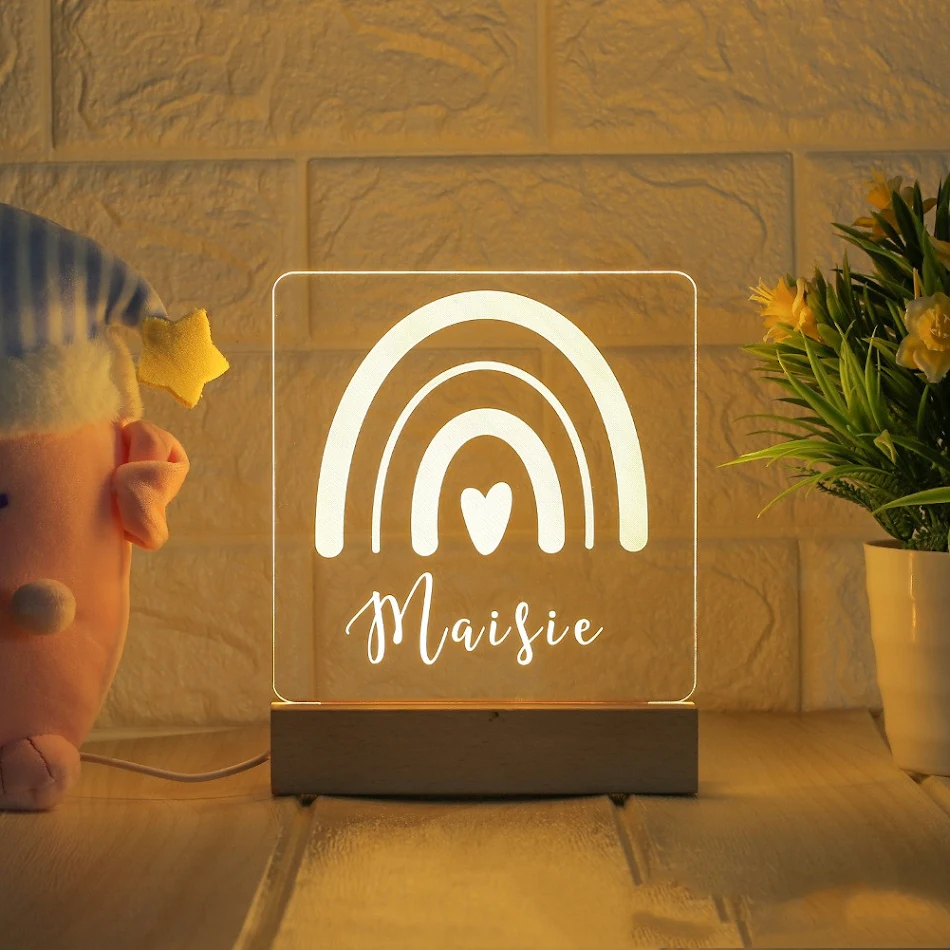 Lampe de chevet LED enfant avec design dessin animé. Éclairage doux et sûr pour les enfants. Idéale pour la chambre.