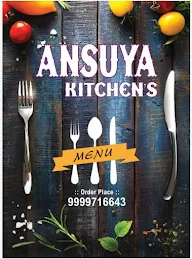 Ansuya Kicthen's menu 1