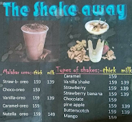 The Shake Away menu 1