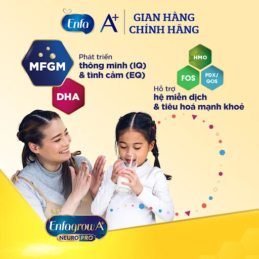 Sữa bột Enfamil A+ NeuroPro 2 với 2’-FL HMO cho trẻ từ 6 –12 tháng tuổi– 2.2kg