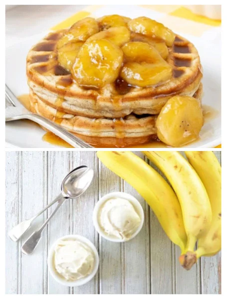 Foster Banana Waffle+ 150ML Icecream