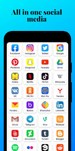 All in one social media and social network