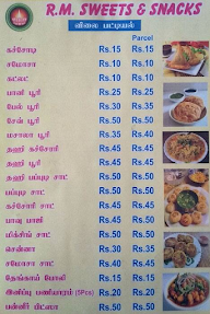 R.S. Sweets and Bakery menu 4