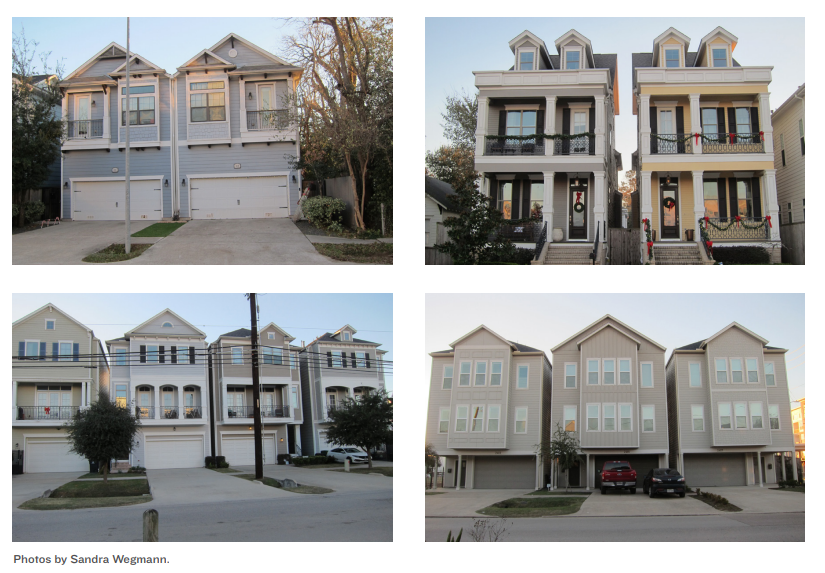 New townhomes in Houston.