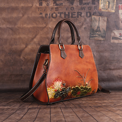 Title 3, Luxurious First Layer Cowhide Handbags for Ever...
