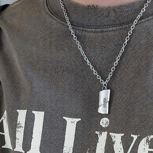 Title 4, Cement Ash Crack Niche Design Necklace, a Uniqu...