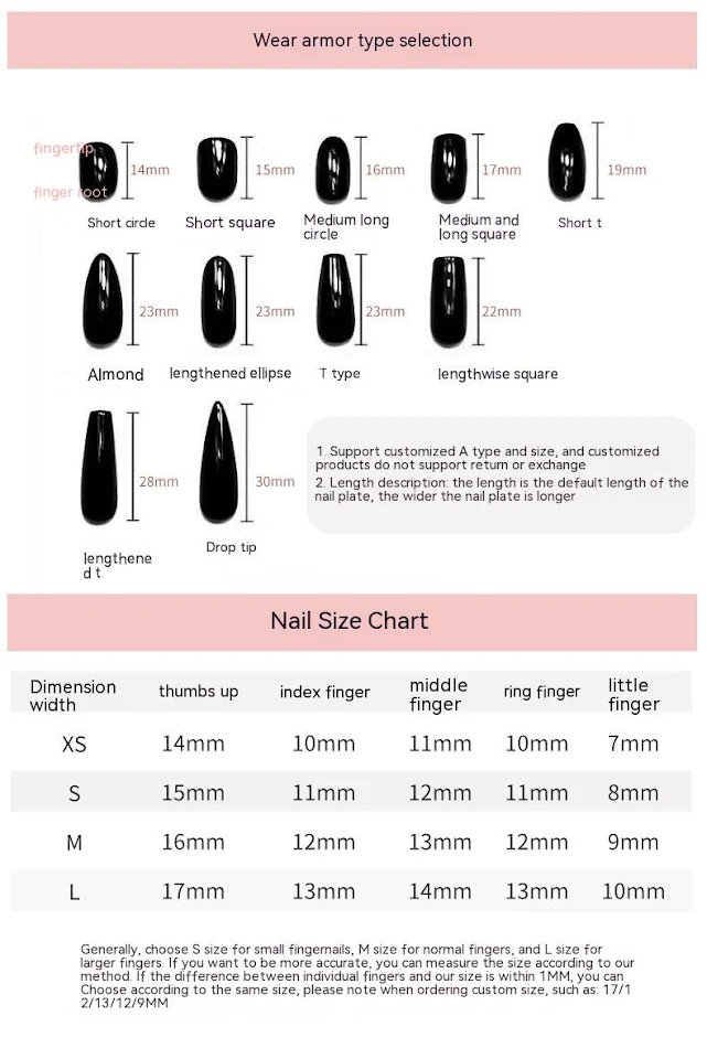 Adesivos de unhas Armadura para as mãos Warm Genie Series, apliques para unhas, ornamentos, patch de unha moderno e fácil de usar, beleza instantânea.