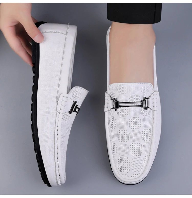 Title 16, Eleganckie skórzane buty biznesowe dla mężczyzn...