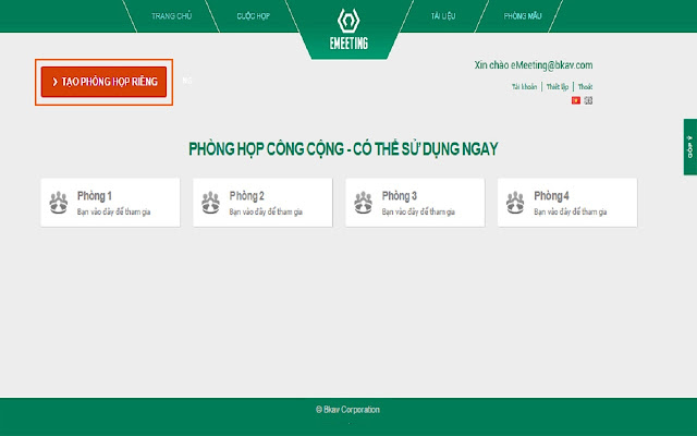 eMeeting.vn screenshot