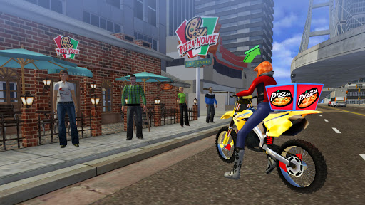Screenshot Moto Pizza delivery boy : Bike