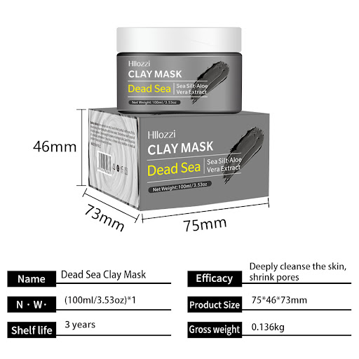 Title 5, Dead Sea Mud Cleaning Compound Mask for Facial ...