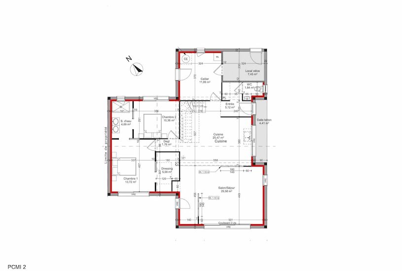  Vente Terrain + Maison - Terrain : 1 000m² - Maison : 127m² à Langoiran (33550) 