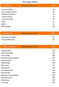 Cafe TSP menu 1