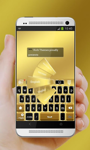 免費下載個人化APP|황금 판 GO Keyboard app開箱文|APP開箱王