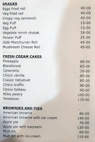 The Bake House menu 3