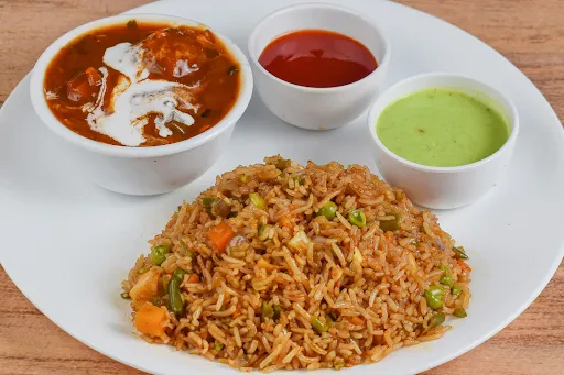 Fried Rice With Manchurian