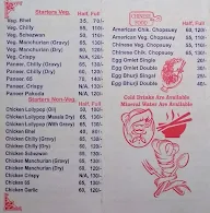 Mysore Chinese Corner menu 4