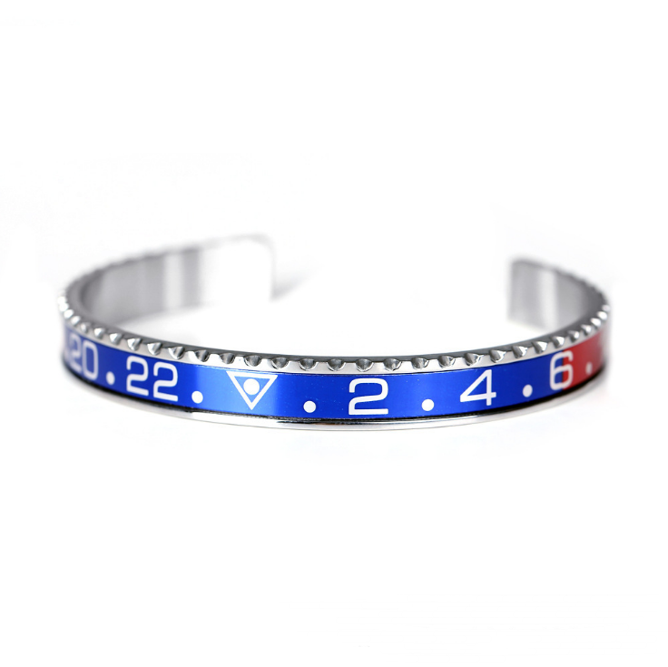 Italienischer Stil kostenloser Versand Mode Schmuck 316L Edelstahl Paar Armband Armband Herren offizielle Geschwindigkeit
