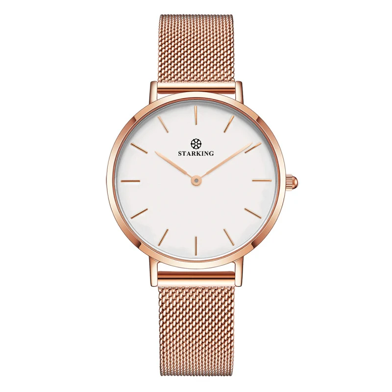 Reloj con correa de malla milanesa sencilla para elegancia y comodidad. Disfruta de un diseño minimalista y un ajuste perfecto para el uso diario.